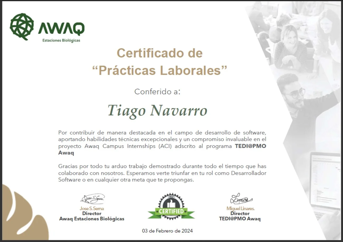 imagen Certificado